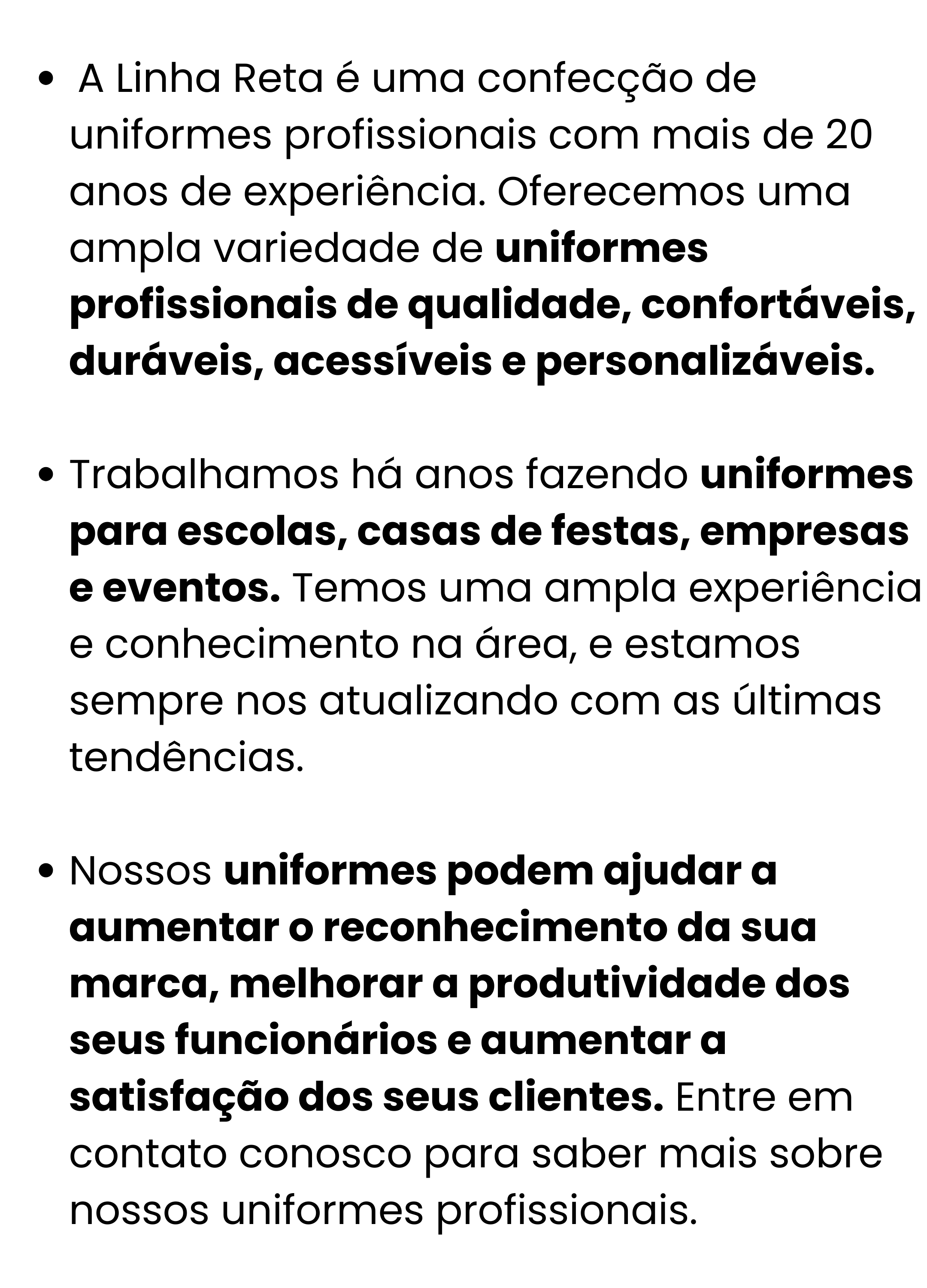 Sobre a confeccao