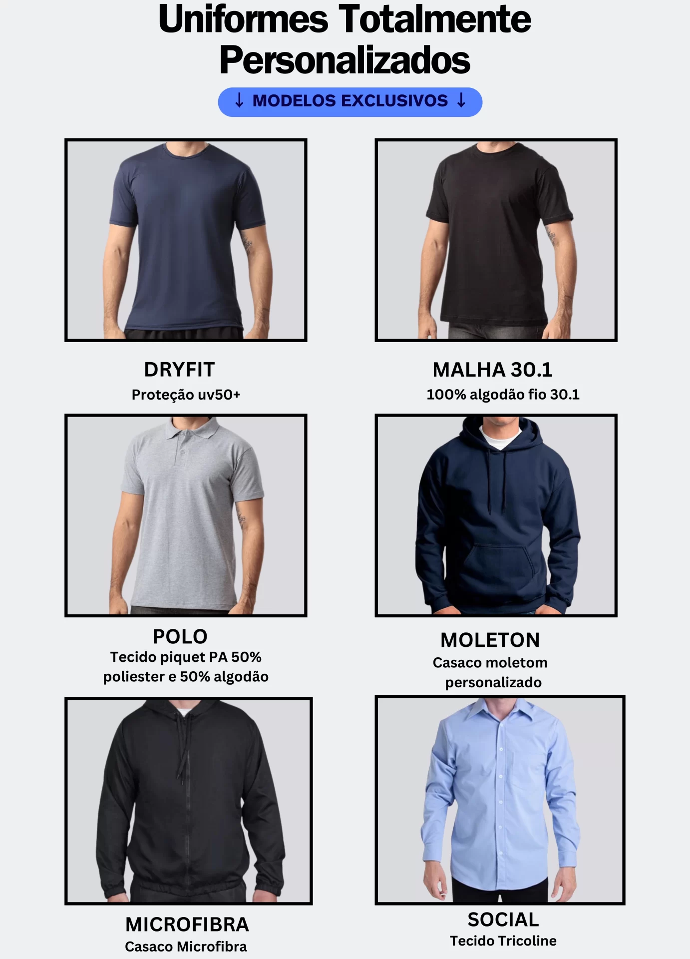 Uniformes Totalmente Personalizados