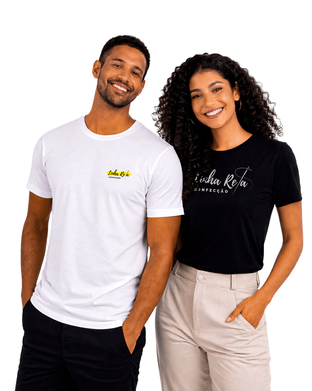 Camisa básica personalizada Linha Reta